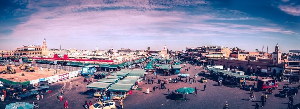 Wide contextual view for Where to Stay in Marrakech: A Neighborhood Guide to Riads and Districts.